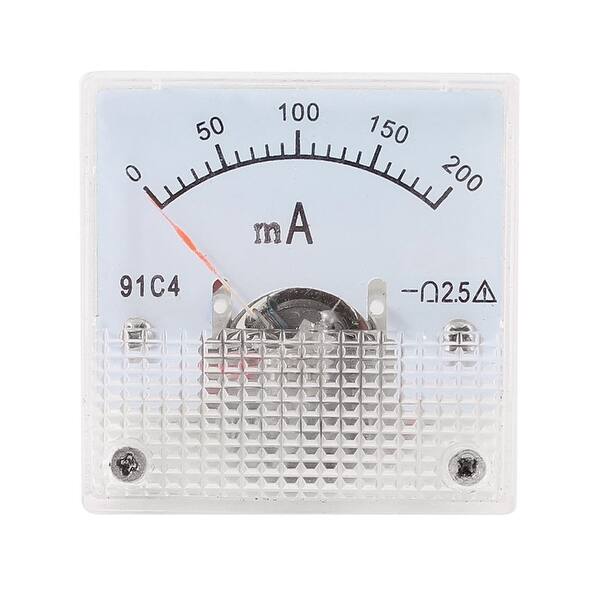 Small Ampermeter 0-200mA Ampere Needle Panel Meter Amperemeter 91C4 - Bed Bath & Beyond ...