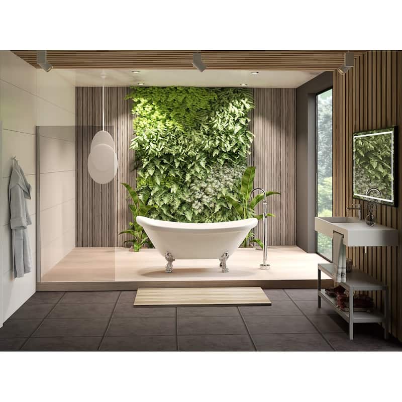 Neptune Single Handle Floor Mounted Gooseneck Freestanding Tub Filler