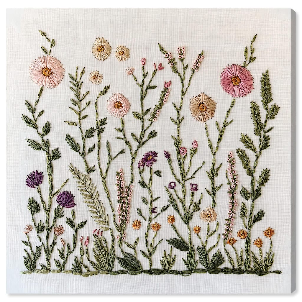 Wildflower Patch III Canvas by Art Remedy, Gallery Wrapped