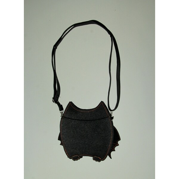 black glitter purse
