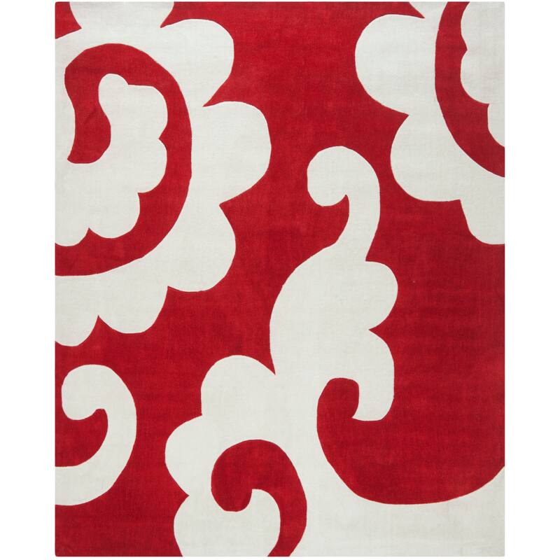 SAFAVIEH Handmade Modern Art Meene Modern Polyester Rug