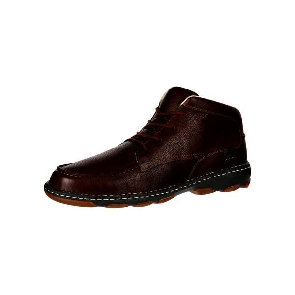 Shop Rocky Outdoor Boots Mens Cruiser Casual Chukka Leather Brown