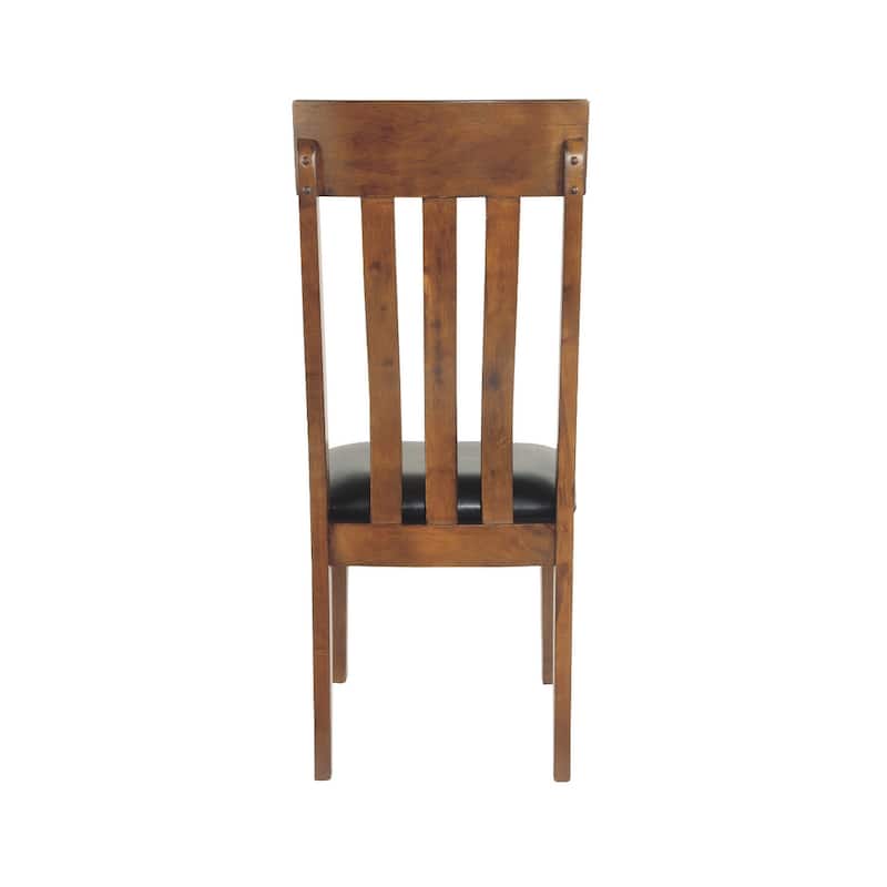 Ralene Dining Room Chair - Set of 2 - Medium Brown - 19.5" W x 22.63" D x 40.25" H