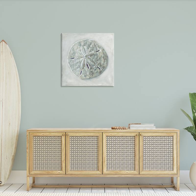 Stupell Sand Dollar Seashell Stretched Canvas Wall Art, Design by Erica Christopher