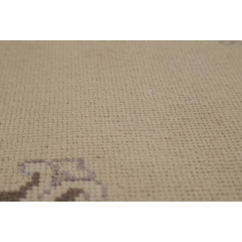 Tabriz Persian Vintage Area Rug Bedroom Hand-Knotted Wool Carpet - 9'6" x 12'11"