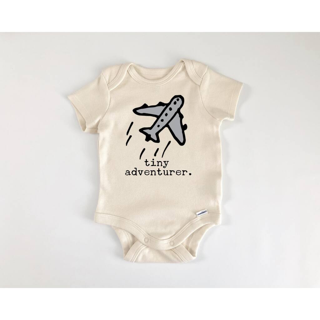 Travel Adventure Airplane - Baby Boy Girl Clothes Infant Bodysuit Funny Cute Newborn