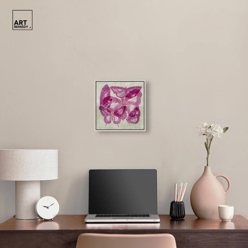 Fluttering Wings Canvas by Art Remedy