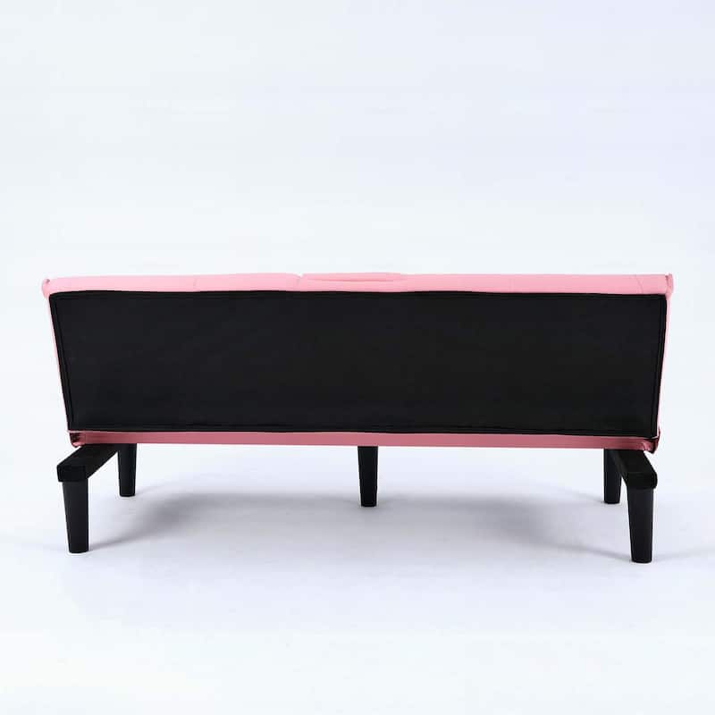 Sofa Bed with Foldable Design and Cup Holder,Ideal for Versatile Living Spaces