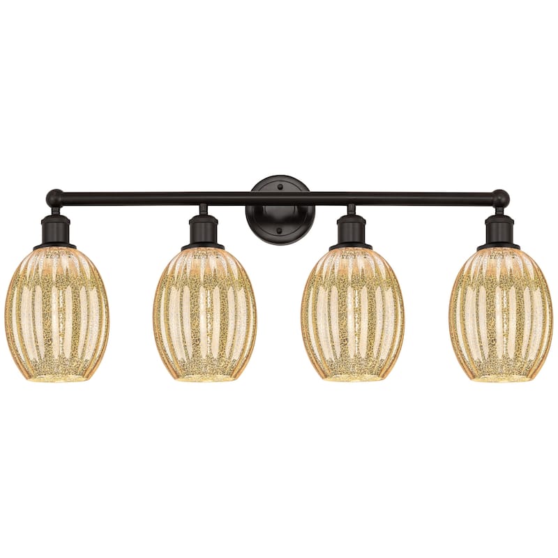 Innovations Lighting 616-4W-13-34 Preston Vanity Preston 4 Light 34" - Oil Rubbed Bronze / Mercury