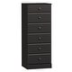 preview thumbnail 1 of 20, Prepac Astrid 6 Drawer Dresser for Bedroom, Tall Chest of Drawers, Bedroom Furniture, Clothes Storage and Organizer