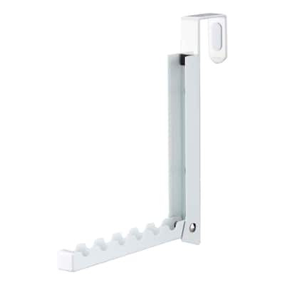 Yamazaki Home Over-the-Door Hook, Steel, Up To 1.375" Door, 1-Hook, Holds 13.2 lbs - L 2.76 x W 0.79 x H 7.87 inches