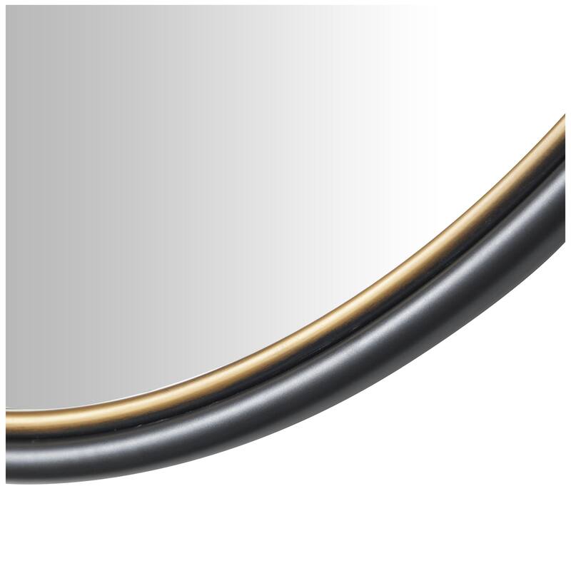 Resin Weathered Spotted Wall Mirror with Hammered Texture - Brown or Copper - Roche River Decor