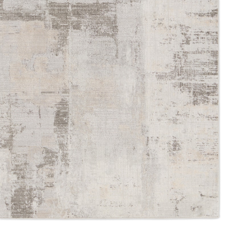 Malwin Abstract Cream/ Taupe Area Rug