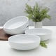 preview thumbnail 4 of 4, Everyday White Set of 4 Small Pasta Bowls, 40 Oz - N/A