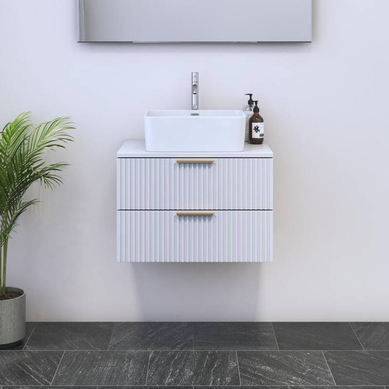 Madera 01 Bathroom Vanity (24" Width) - White