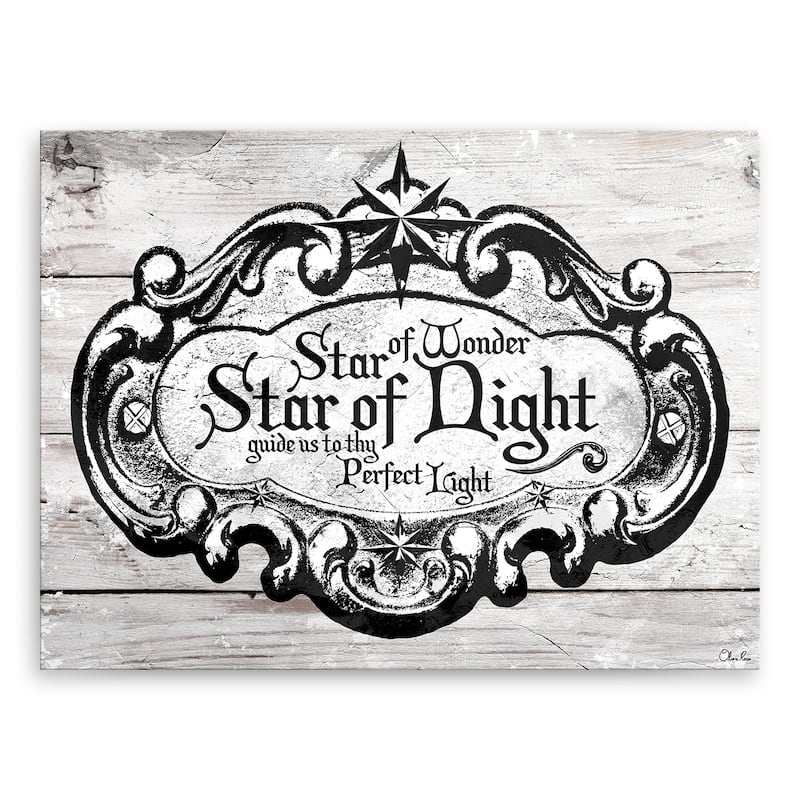 Ready2HangArt 'Star of Wonder' Holiday Canvas Wall Art by Olivia Rose