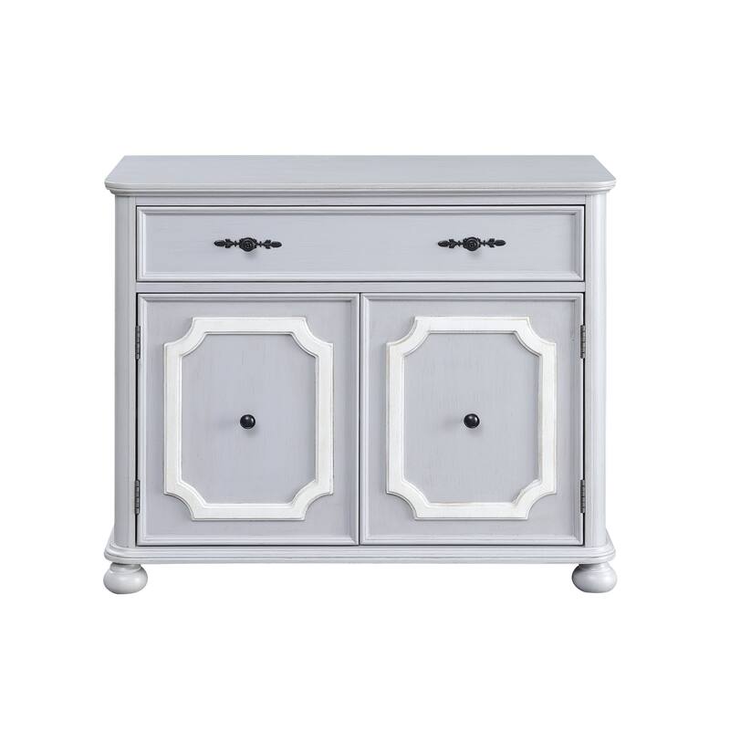 Versatile Double-Door Cabinet with Storage Drawer for Organized Living