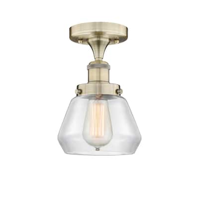 Innovations Lighting Fulton - 1 Light 7" Semi-Flush Mount