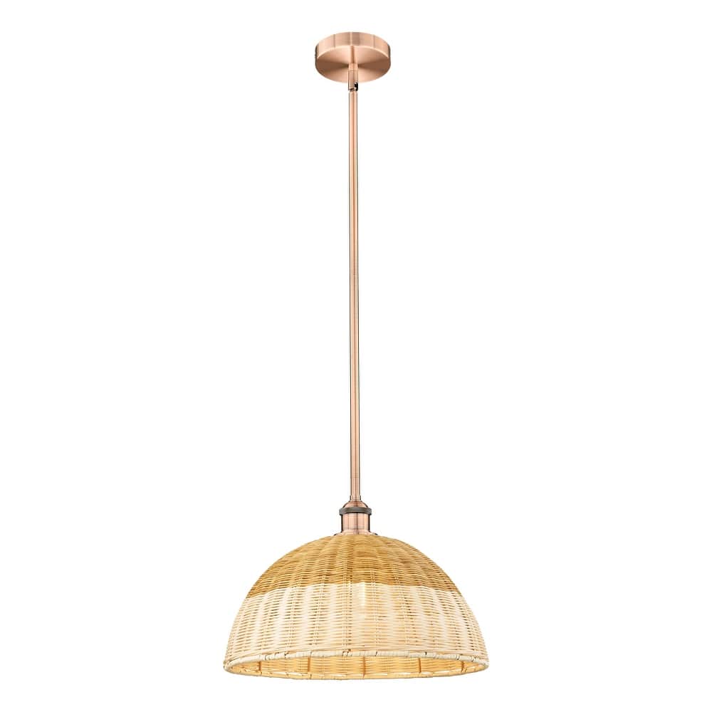 Innovations Lighting Endless Possibilities Edison - Bristol Natural II - 1 Light 16" Stem Hung Mini Pendant