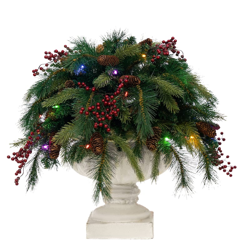 Woodland Berry Multi LED Light Pot Filler