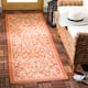 SAFAVIEH Courtyard Clarine Indoor/ Outdoor Waterproof Patio Backyard Rug - 2'3" x 10' Runner - Terracotta/Natural