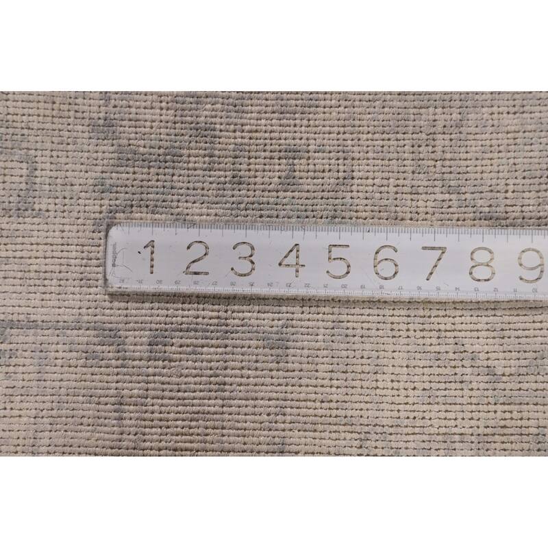 Abstract Oriental Area Rug Handmade Wool Carpet - 5'4"x 7'9"