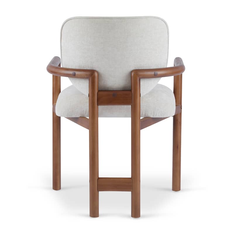 Dining Chairs Set of 2 Upholstered Arm Chairs