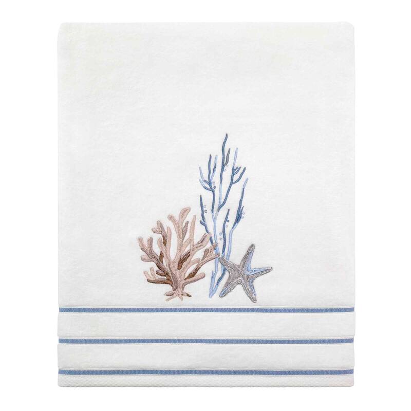 Avanti Linens Abstract Coastal Shower Curtain & Hook Set