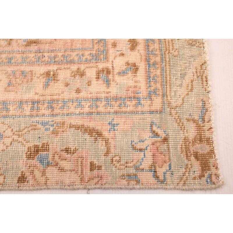 ECARPETGALLERY Hand-knotted Antalya Vintage Blush Wool Rug - 8'6 x 10'10