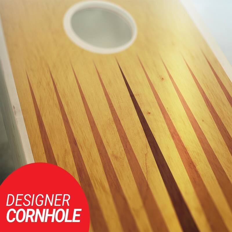 Middle Pyramid Outdoor Cornhole Board Game Set