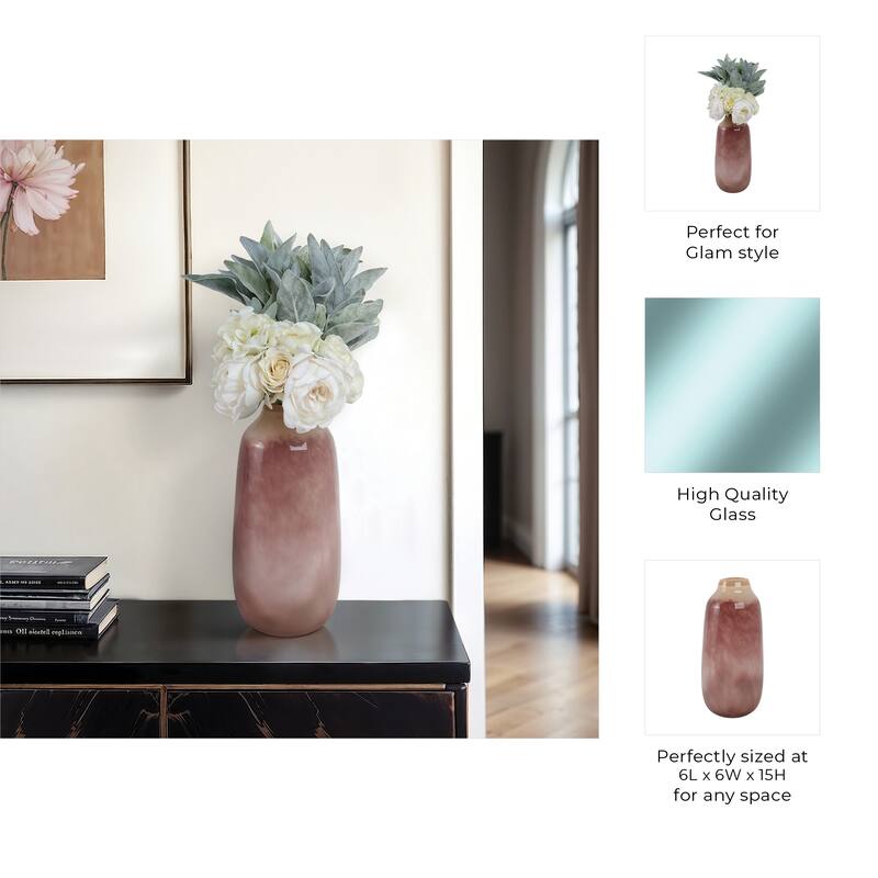 Glass Vase Sleek Silhouette Contemporary Style Elegant interiors