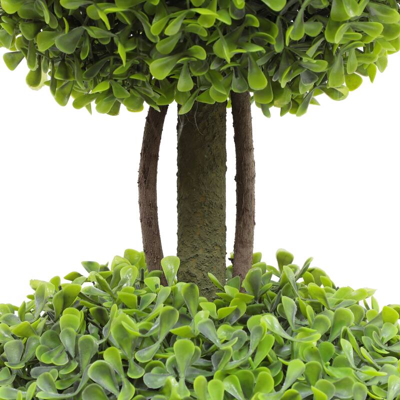 3 ft. Artificial Boxwood Topiary Double Balls Tree