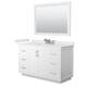 Option White, Nickel Trim, White Quartz Top