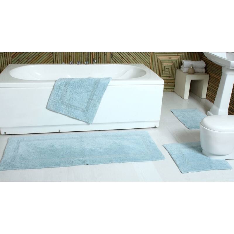 Fabstyles Basix Soft & Absorbent Reversible Cotton Bath Rug