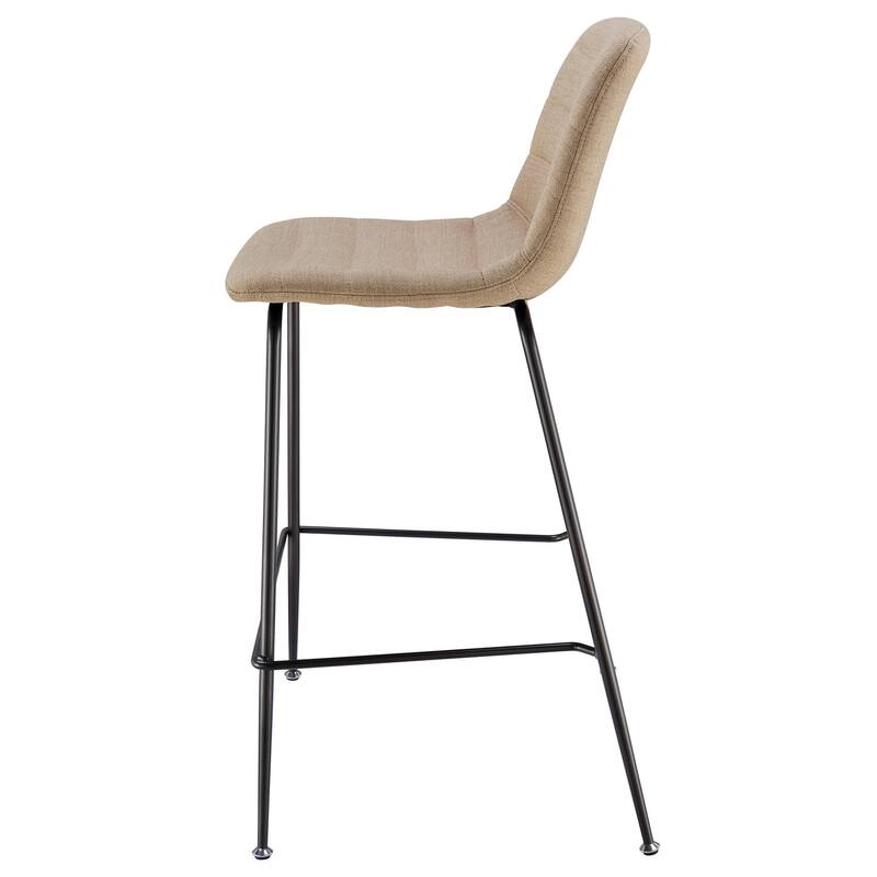 NPD Furniture Caleb Fabric Counter Stool (Set of 4)