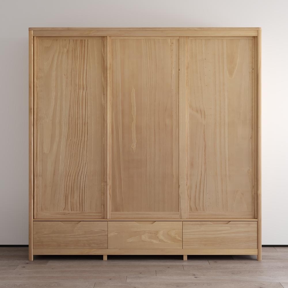 Nest 3D Solid Wood Wardrobe