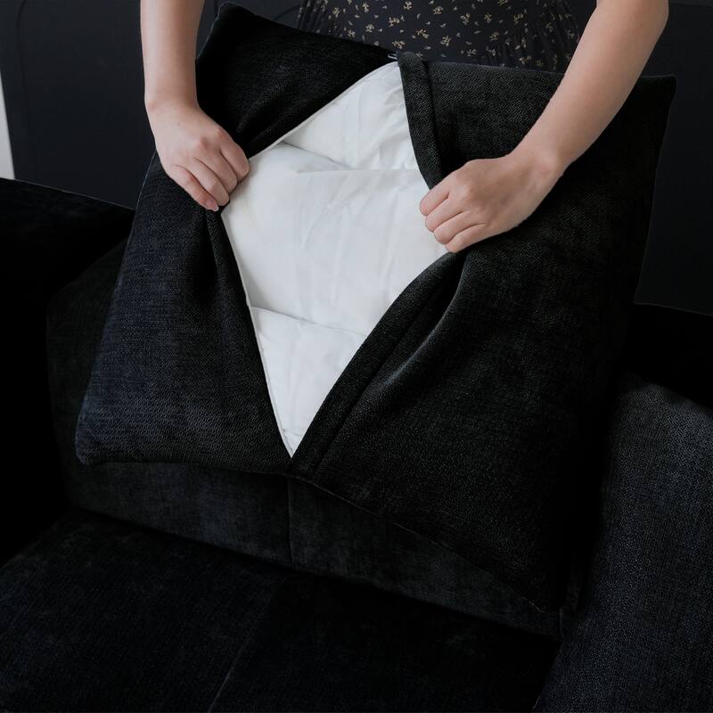 Extra Large Linen Corner Sectional Sofa Couch for Living Room Set