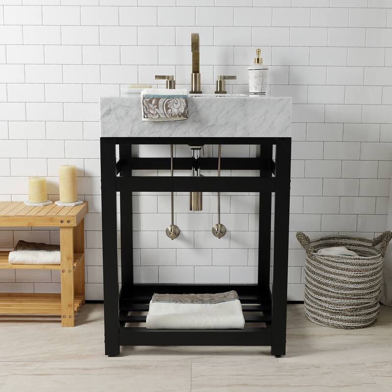 Kingston Brass Kingston Commercial Steel Console Sink Base