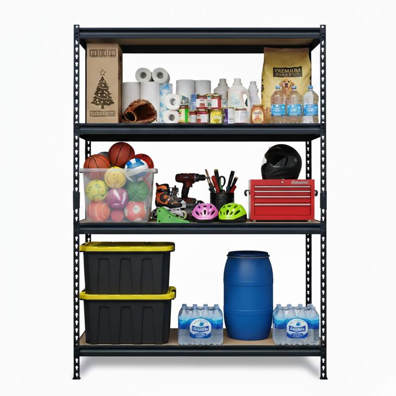 Pro Series Heavy Duty Shelving Rack Storage for Warehouses and Garages - 72"H x 48"W x 18"D 4-tier