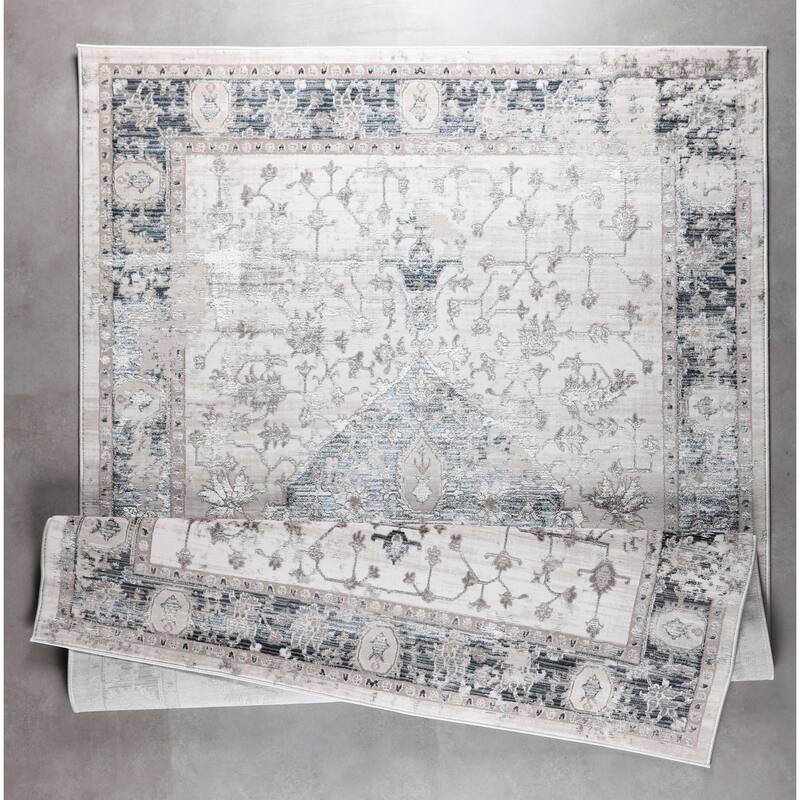 Viana Collection Modern Abstract Area Rug