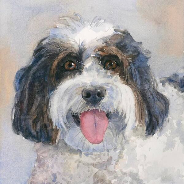 Shop Easy Art Prints Edie Fagan S Archie Daisy Dog Premium