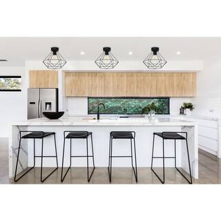 Eglo Tarbes 1-light Matte Black Ceiling Light