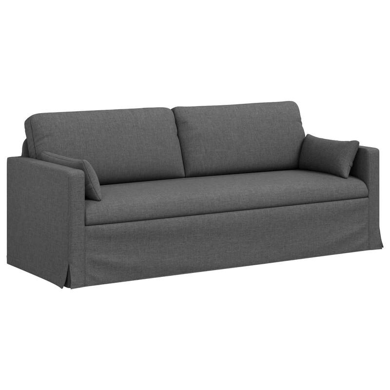 vidaXL Sofa Dark Grey in Fabric