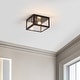 preview thumbnail 56 of 73, Alma 12" Metal/Glass LED Flush Mount, by JONATHAN Y
