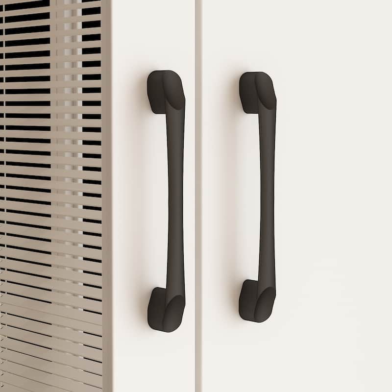 Wardrobe Closet Armoire wi/Mirror & Scalable Hanging Rod Space Saving