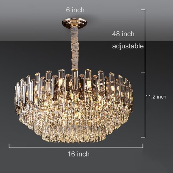 Gray crystal chandelier store