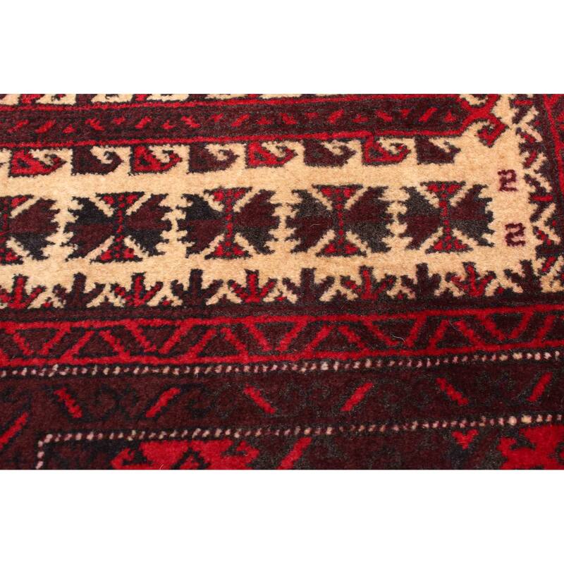 ECARPETGALLERY Hand-knotted Teimani Beige Wool Rug - 3'0 x 4'4