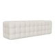 preview thumbnail 8 of 20, 2-Pieces Bedroom Sets, Queen Size Velvet Platform Bed Frame Tufted Upholstered Bed with Rectangular Upholstered Ottoman