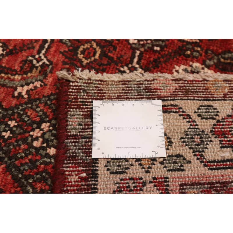 ECARPETGALLERY Hand-knotted Andelz Red Wool Rug - 2'11 x 8'8