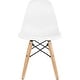 preview thumbnail 25 of 25, Kids Toddler Chair Side No arm Armless Natural Wood Legs Eiffel For Kitchen Desk Work Bedroom Playroom Preschool White